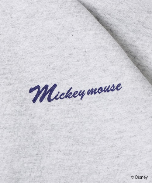 MICKEY MOUSE（ミッキーマウス）の「ROOPTOKYO別注:<MICKEY> CREWNECK SWEAT クルーネックスウェット（スウェット・レディース・ホワイト/ゴールド/アッシュ・M/L/XL）」の7枚目の写真