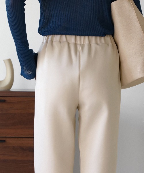 Bou Jeloud（ブージュルード）の「ダンボールピンタックカラーパンツ（その他パンツ・レディース・ブラック/ベージュ/イエロー/ブルー・FREE）」の9枚目の写真