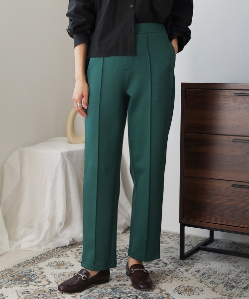 Bou Jeloud（ブージュルード）の「ダンボールピンタックカラーパンツ（その他パンツ・レディース・ブラック/ベージュ/イエロー/ブルー・FREE）」の13枚目の写真