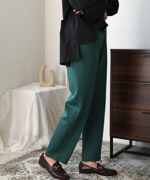 Bou Jeloud（ブージュルード）の「ダンボールピンタックカラーパンツ（その他パンツ・レディース・ブラック/ベージュ/イエロー/ブルー・FREE）」の14枚目の写真