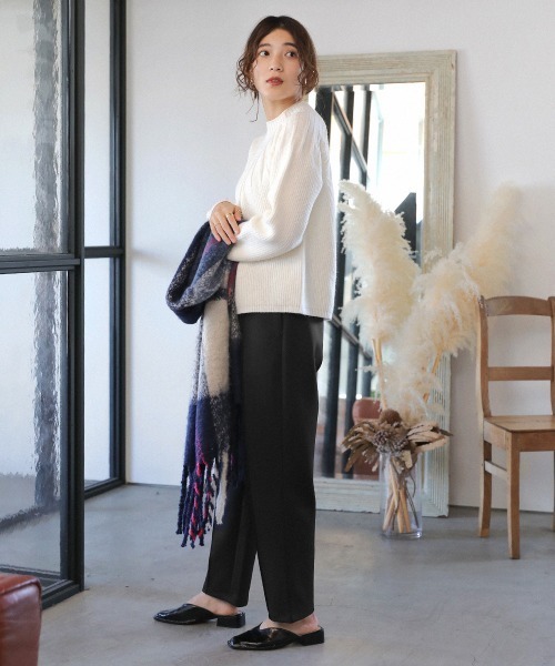 Bou Jeloud（ブージュルード）の「ダンボールピンタックカラーパンツ（その他パンツ・レディース・ブラック/ベージュ/イエロー/ブルー・FREE）」の21枚目の写真