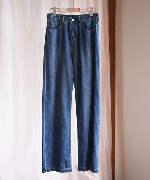 SAISON DE PAPILLON(セゾンドパピヨン)の「ハイライズバギーデニムパンツ(その他パンツ・レディース・ライトブルー/ブルー・S/M/L/XL)」の20枚目の写真