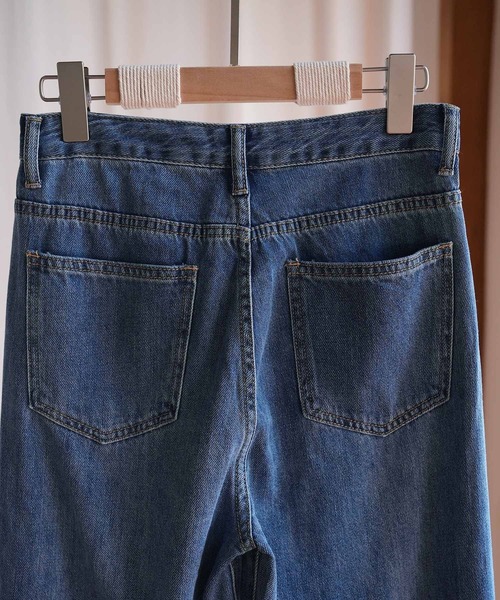 SAISON DE PAPILLON(セゾンドパピヨン)の「ハイライズバギーデニムパンツ(その他パンツ・レディース・ライトブルー/ブルー・S/M/L/XL)」の15枚目の写真