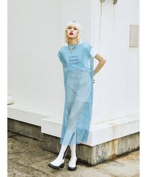 メッシュロングタンク【ワンピース】