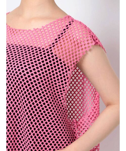 jouetie（ジュエティ）の「メッシュロングタンク【ワンピース】（ワンピース・レディース・ブラック/ピンク/グリーン/ブルー・MEDIUM）」の15枚目の写真