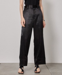 PUBLIC TOKYO | クレーターサテンストレートパンツ/ウォッシャブル(その他パンツ)