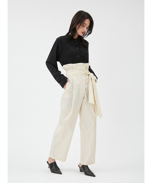 FRAY I.D（フレイアイディー）の「マイクロタフタハイウエストリボン