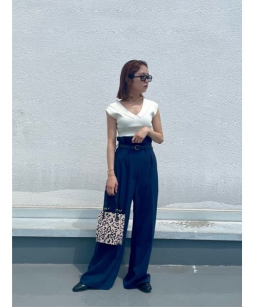 MOUSSY（マウジー）の「DECOLLETE SLEEVELESS トップス（タンクトップ 