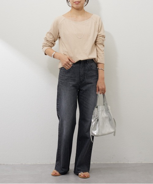 SHENERY（シーナリー）の「カットオフストレートデニムパンツ(Black)（デニムパンツ・レディース・ブラック・38/36）」の20枚目の写真