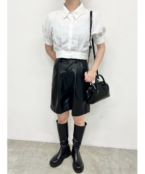 PHILLY（フィリー）の「パフスリーブコンパクトブラウス（シャツ/ブラウス・レディース・ホワイト・FREE）」の6枚目の写真