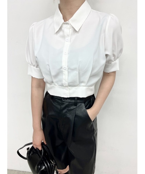 PHILLY（フィリー）の「パフスリーブコンパクトブラウス（シャツ/ブラウス・レディース・ホワイト・FREE）」の3枚目の写真