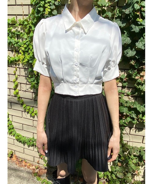 PHILLY（フィリー）の「パフスリーブコンパクトブラウス（シャツ/ブラウス・レディース・ホワイト・FREE）」の9枚目の写真