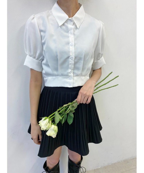 PHILLY（フィリー）の「パフスリーブコンパクトブラウス（シャツ/ブラウス・レディース・ホワイト・FREE）」の4枚目の写真