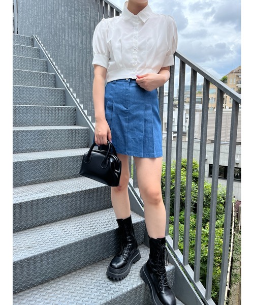 PHILLY（フィリー）の「パフスリーブコンパクトブラウス（シャツ/ブラウス・レディース・ホワイト・FREE）」の15枚目の写真