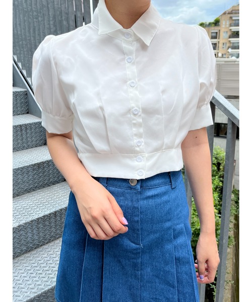 PHILLY（フィリー）の「パフスリーブコンパクトブラウス（シャツ/ブラウス・レディース・ホワイト・FREE）」の13枚目の写真