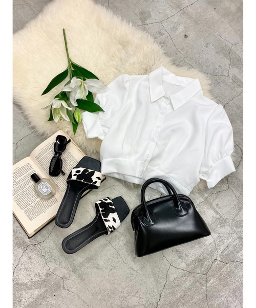 PHILLY（フィリー）の「パフスリーブコンパクトブラウス（シャツ/ブラウス・レディース・ホワイト・FREE）」の16枚目の写真