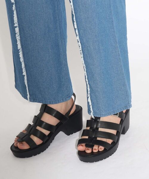 PINK-latte（ピンクラテ）の「◆【セットアイテム】ビスチェ+ワイドパンツ+Tシャツ 3点セット（その他パンツ・キッズ・ブルー系8/ブラウン系・14/15 /16）」の9枚目の写真