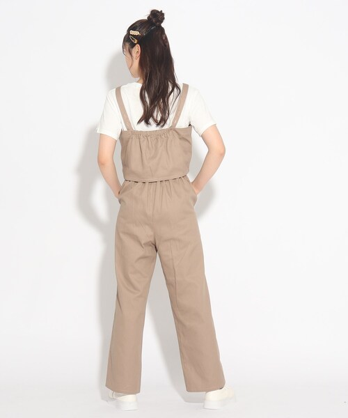 PINK-latte（ピンクラテ）の「◆【セットアイテム】ビスチェ+ワイドパンツ+Tシャツ 3点セット（その他パンツ・キッズ・ブルー系8/ブラウン系・14/15 /16）」の17枚目の写真