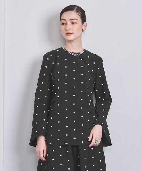 FLICKA（フリッカ）の「【別注】＜FLICKA＞DOT EMB ブラウス（シャツ