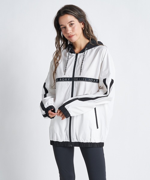 美品ロキシーアウターブルゾン ROXY ブルゾン アウター SOUL MATE/ロキシードローコード付き