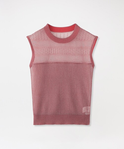 LOVELESS（ラブレス）の「シアーフレンチプルオーバー（Tシャツ/カットソー・レディース・ブラック/ライトグリーン/ライトイエロー/レッド系その他2・36）」の4枚目の写真