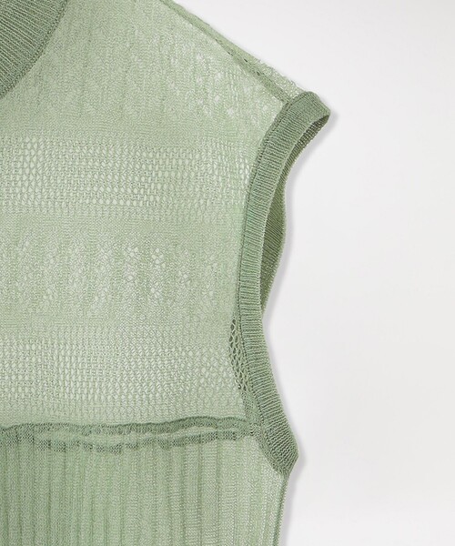 LOVELESS（ラブレス）の「シアーフレンチプルオーバー（Tシャツ/カットソー・レディース・ブラック/ライトグリーン/ライトイエロー/レッド系その他2・36）」の7枚目の写真