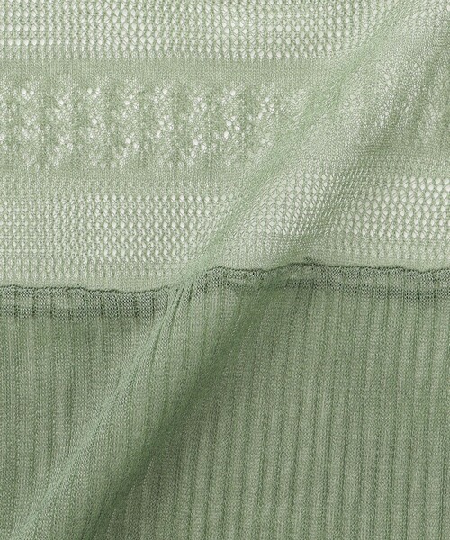 LOVELESS（ラブレス）の「シアーフレンチプルオーバー（Tシャツ/カットソー・レディース・ブラック/ライトグリーン/ライトイエロー/レッド系その他2・36）」の12枚目の写真