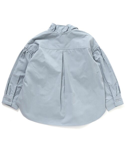 Ampersand(アンパサンド)の「premier デザインブラウス(シャツ/ブラウス・キッズ・オフホワイト/サックスブルー/チャコール・90/100/110/120/130/140/80)」の14枚目の写真