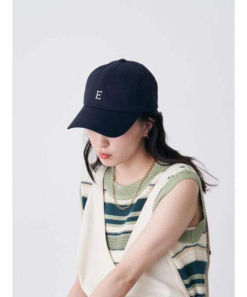earth music&ecology(アースミュージックアンドエコロジー)の「エンブロイダリーロゴキャップ(キャップ・レディース・ベージュ/ネイビー/グリーン/ボルドー・FREE)」の19枚目の写真