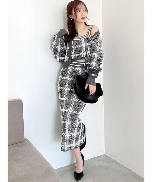 RESEXXY（リゼクシー）の「コンビマテリアルバッグ（ハンドバッグ・レディース・ブラック/アイボリー・FREE）」の7枚目の写真