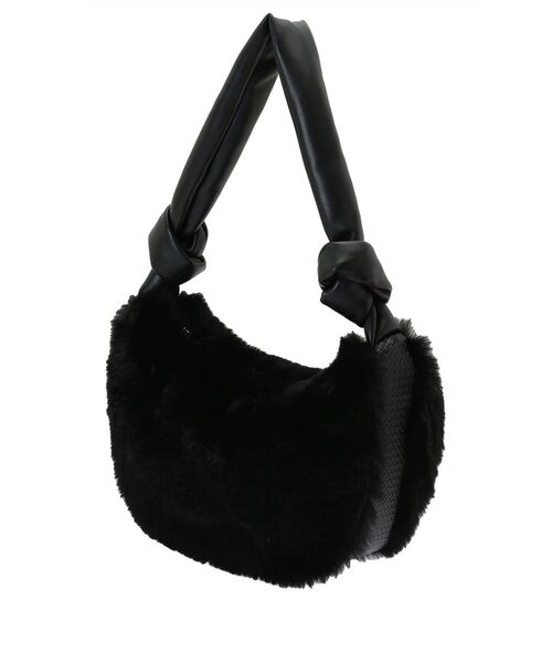 RESEXXY（リゼクシー）の「コンビマテリアルバッグ（ハンドバッグ・レディース・ブラック/アイボリー・FREE）」の8枚目の写真