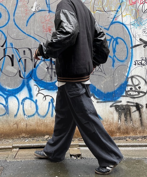 kutir（クティール）の「柄ワッペンスタジャン（スタジャン・メンズ・ブラック/ダークグリーン/グレー・MEDIUM/LARGE）」の7枚目の写真