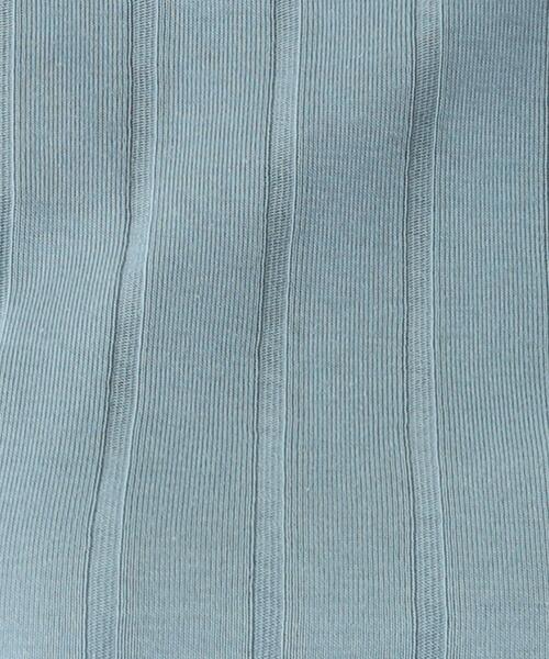 OPAQUE.CLIP(オペークドットクリップ)の「◆スーピマコットンワイドリブ ボートネックカットソー【WEB限定カラー】(Tシャツ/カットソー・レディース・ベージュ系その他7/ブルー/カーキ系4/ブラック/ホワイト系・42/36/38/40)」の18枚目の写真