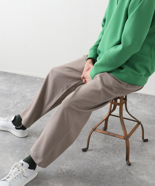 417 EDIFICE（フォーワンセブンエディフィス）の「ウールライク カルゼ 1タック パンツ（その他パンツ・メンズ・ベージュ/ネイビー/ブラウン/グリーン/レンガ・SMALL/MEDIUM/LARGE）」の3枚目の写真