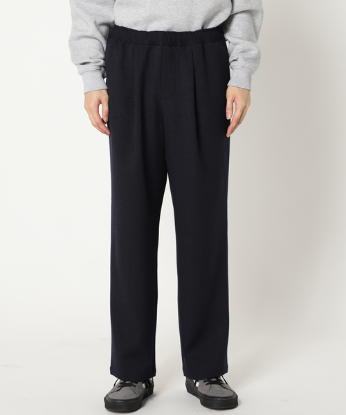 417 EDIFICE（フォーワンセブンエディフィス）の「ウールライク カルゼ 1タック パンツ（その他パンツ・メンズ・ベージュ/ネイビー/ブラウン/グリーン/レンガ・SMALL/MEDIUM/LARGE）」の8枚目の写真