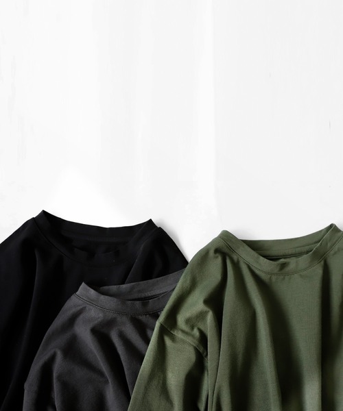 antiqua（アンティカ）の「発熱キッズヒートプルオーバー（Tシャツ/カットソー・キッズ・ブラック/カーキ/グレー/オフホワイト・130/140/150/160）」の18枚目の写真