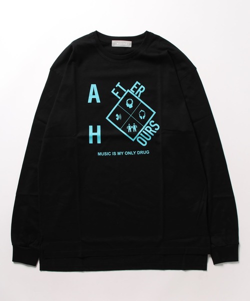 Wizzard（ウィザード）の「Wizzard ウィザード / GRAPHIC LONG SLEEVE T-SHIRT"AFTER HOURS" ギザ天竺コットングラフィックプリントロンT（Tシャツ/カットソー・メンズ・ホワイト/チャコールグレー/ブラック/ラベンダー・2/3/1）」の13枚目の写真