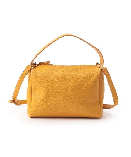 THE SHOP TK （ザ ショップ ティーケー ）の「◆【ショルダー付2WAY】スクエアミニバッグ（トートバッグ・レディース・イエロー/レッド系1/ブラック/ダークグリーン・00）」の4枚目の写真