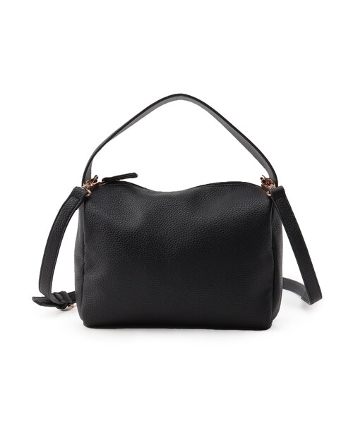 THE SHOP TK （ザ ショップ ティーケー ）の「◆【ショルダー付2WAY】スクエアミニバッグ（トートバッグ・レディース・イエロー/レッド系1/ブラック/ダークグリーン・00）」の2枚目の写真