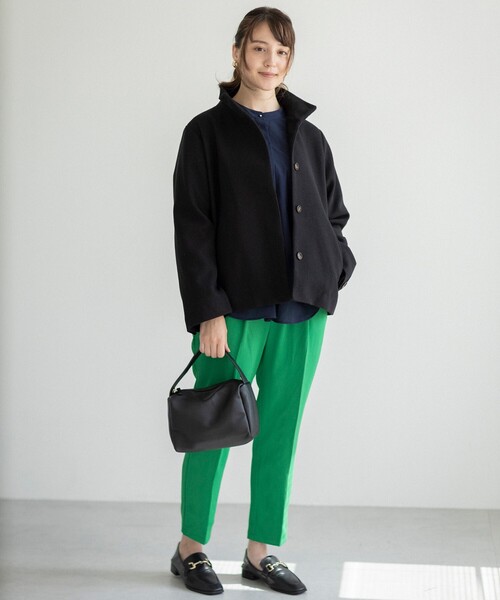 THE SHOP TK （ザ ショップ ティーケー ）の「◆【ショルダー付2WAY】スクエアミニバッグ（トートバッグ・レディース・イエロー/レッド系1/ブラック/ダークグリーン・00）」の7枚目の写真