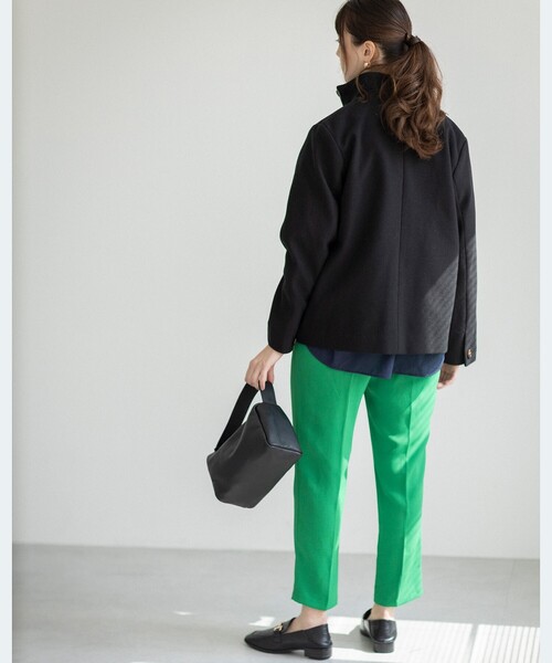 THE SHOP TK （ザ ショップ ティーケー ）の「◆【ショルダー付2WAY】スクエアミニバッグ（トートバッグ・レディース・イエロー/レッド系1/ブラック/ダークグリーン・00）」の8枚目の写真