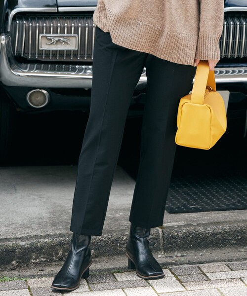 THE SHOP TK （ザ ショップ ティーケー ）の「◆【ショルダー付2WAY】スクエアミニバッグ（トートバッグ・レディース・イエロー/レッド系1/ブラック/ダークグリーン・00）」の15枚目の写真