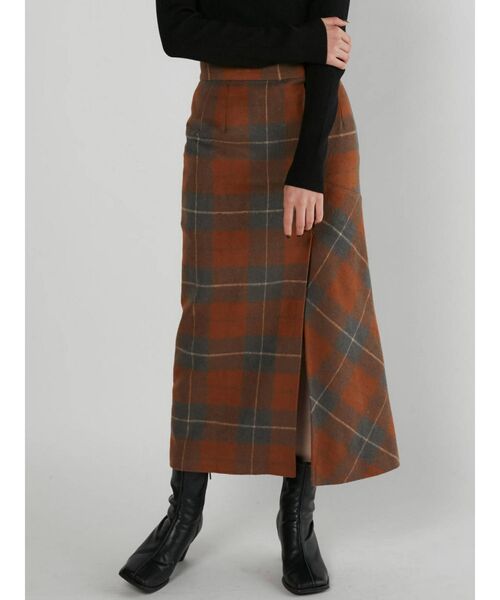 MURUA（ムルーア）の「ナロースリットペンシルスカート（スカート・レディース・モカ/その他1・1/2）」の3枚目の写真