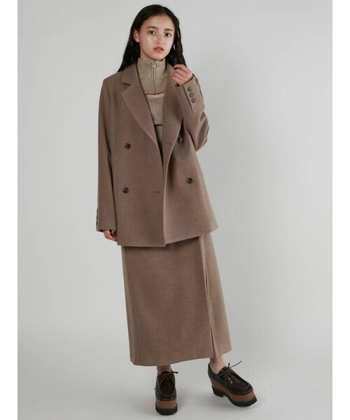 MURUA（ムルーア）の「ナロースリットペンシルスカート（スカート・レディース・モカ/その他1・1/2）」の8枚目の写真