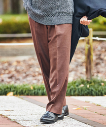 EDIFICE LA BOUCLE | 【LA BOUCLE / ラブークル】ワンプリーツ フランネル イージーパンツ(その他パンツ)