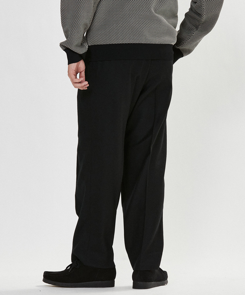 EDIFICE LA BOUCLE（エディフィスラブークル）の「【LA BOUCLE / ラブークル】ワンプリーツ フランネル イージーパンツ（その他パンツ・メンズ・ライトグレー/ブラック/カーキ/ブラウン系その他/コバルトブルー・3/1/2）」の7枚目の写真