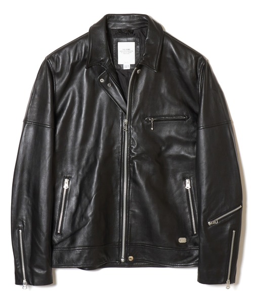 SPANISH LAMB LEATHER SINGLE BIKER JACKET | GARDEN TOKYO