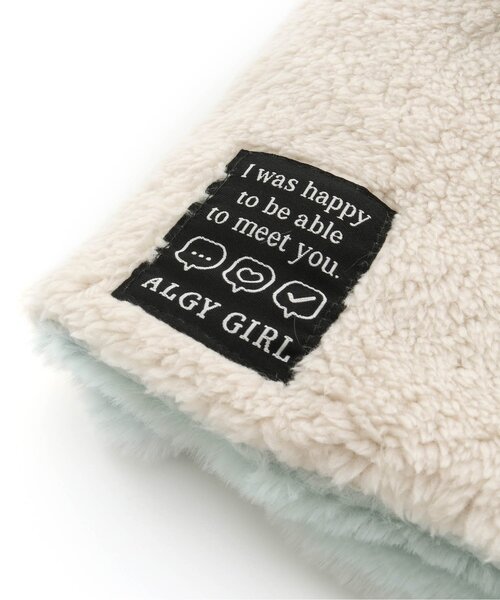 algy(アルジー)の「リバーシブルネックウォーマー(ネックウォーマー/スヌード・キッズ・ブラック/ミント・FREE)」の4枚目の写真