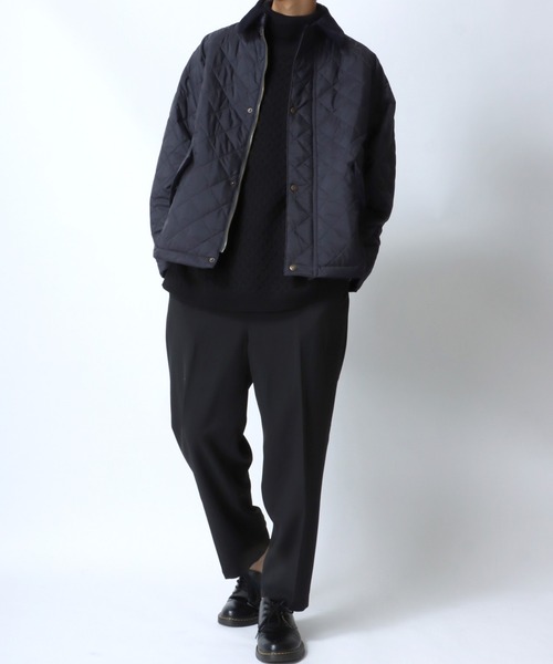 BEVERLY HILLS POLO CLUB（ビバリーヒルズポロクラブ）の「BEVERLY HILLS POLO CLUB/ビバリーヒルズポロクラブ 中綿 キルティングコートジャケット/襟コーデュロイ（ブルゾン・メンズ・ネイビー/カーキ/ダークグレー・LL/M/L）」の21枚目の写真