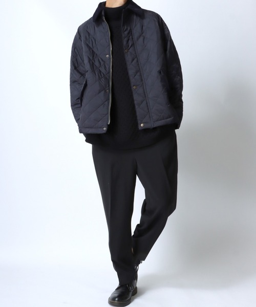 BEVERLY HILLS POLO CLUB（ビバリーヒルズポロクラブ）の「BEVERLY HILLS POLO CLUB/ビバリーヒルズポロクラブ 中綿 キルティングコートジャケット/襟コーデュロイ（ブルゾン・メンズ・ネイビー/カーキ/ダークグレー・LL/M/L）」の22枚目の写真